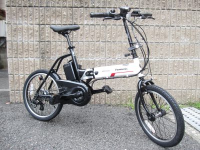 折りたたみ電動自転車はパナソニック 箕面市の自転車屋 中井商会 電動アシスト自転車試乗